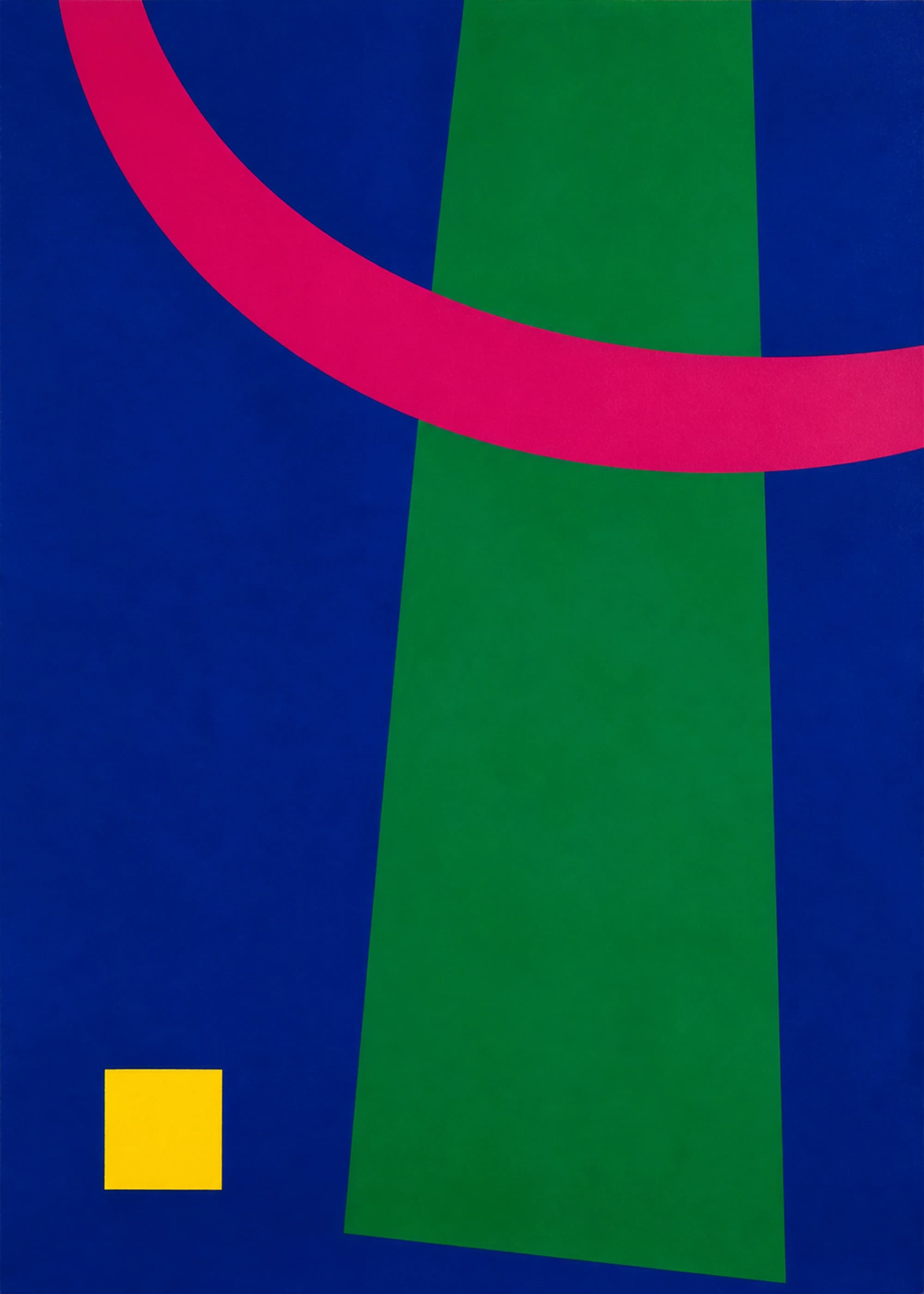 Electric Color Field, a gouache-influenced PosterBloom art print