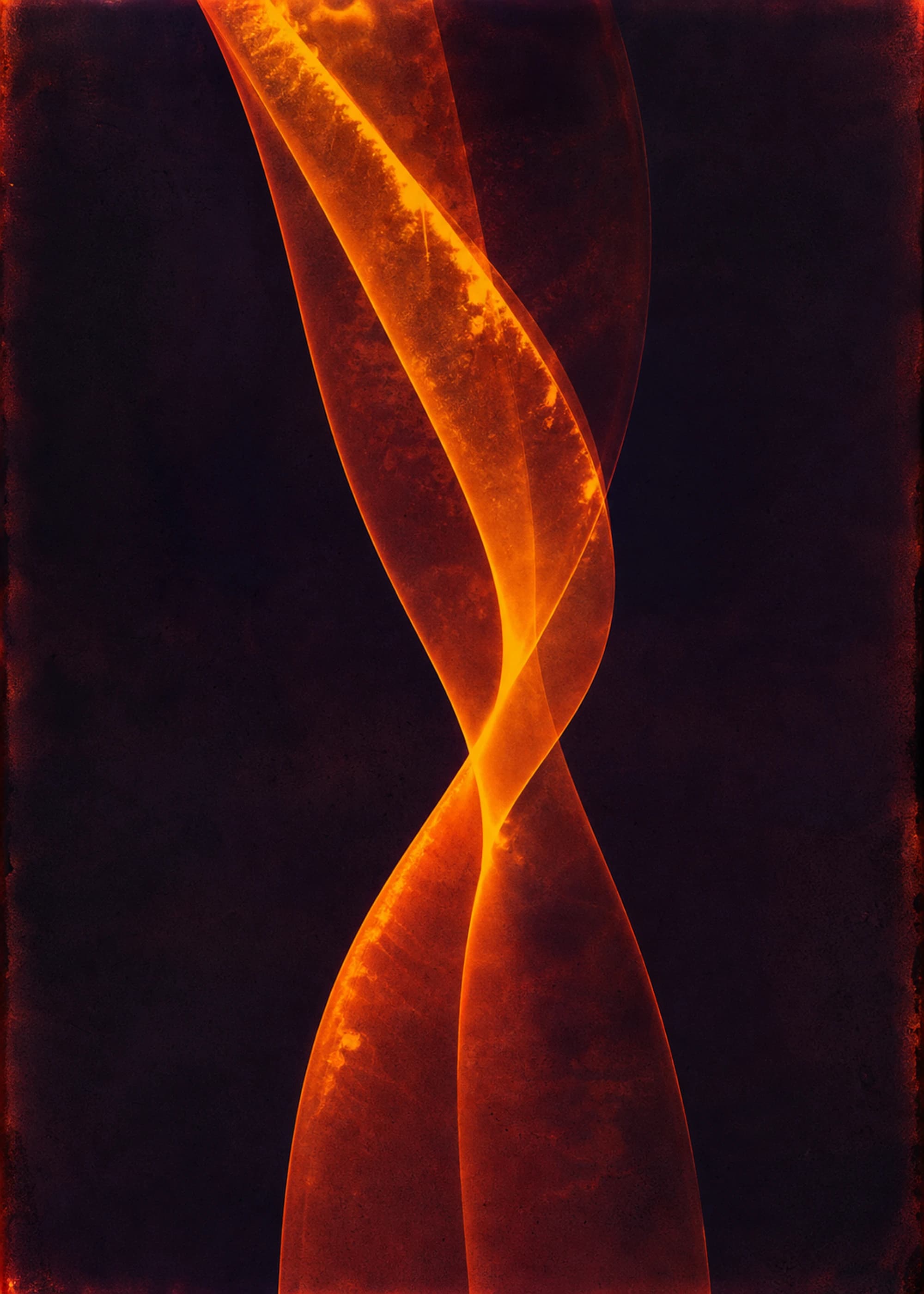 Heat Fold — Abstract art print — Framed