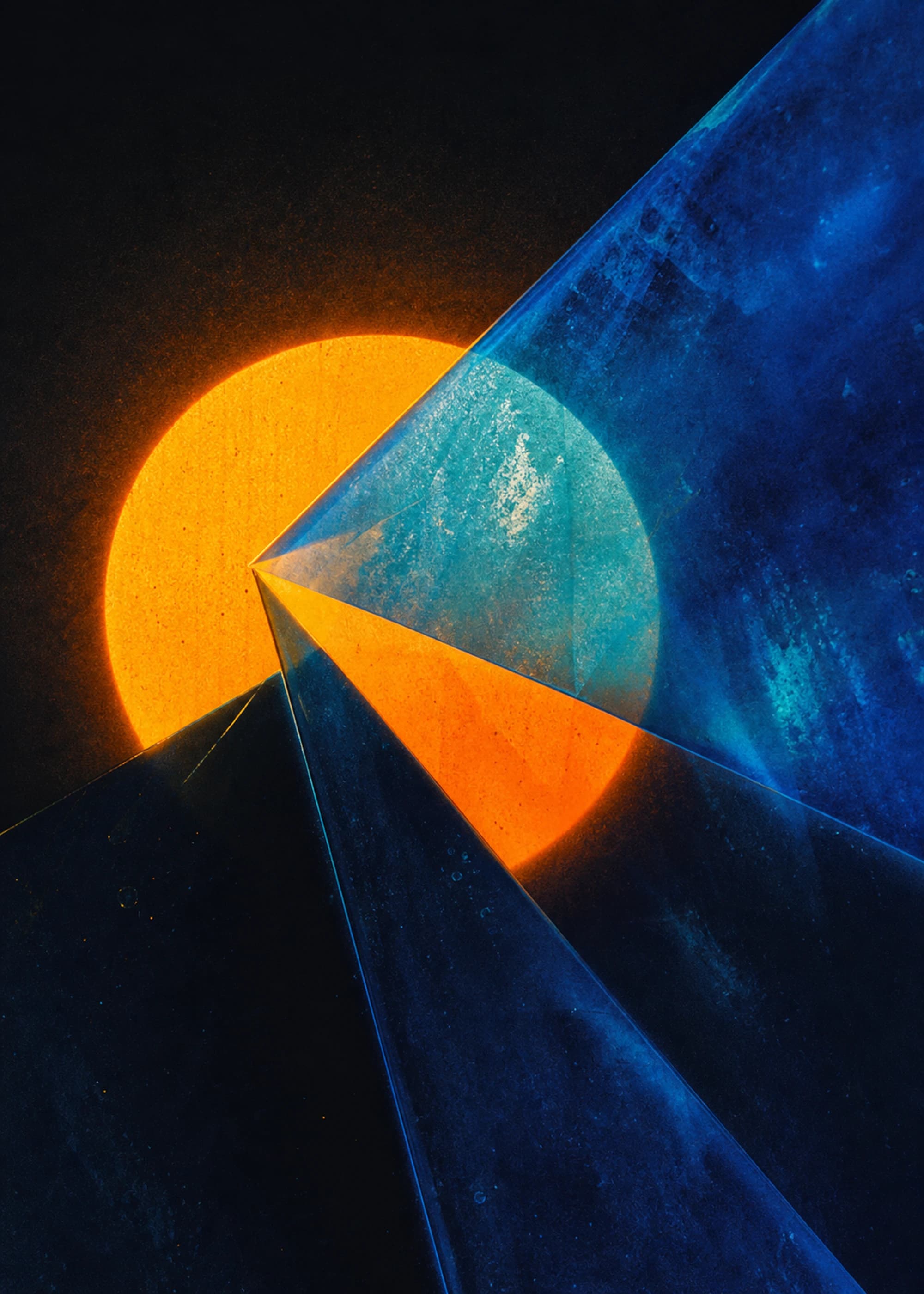 Sun Trap — Abstract art print — Framed