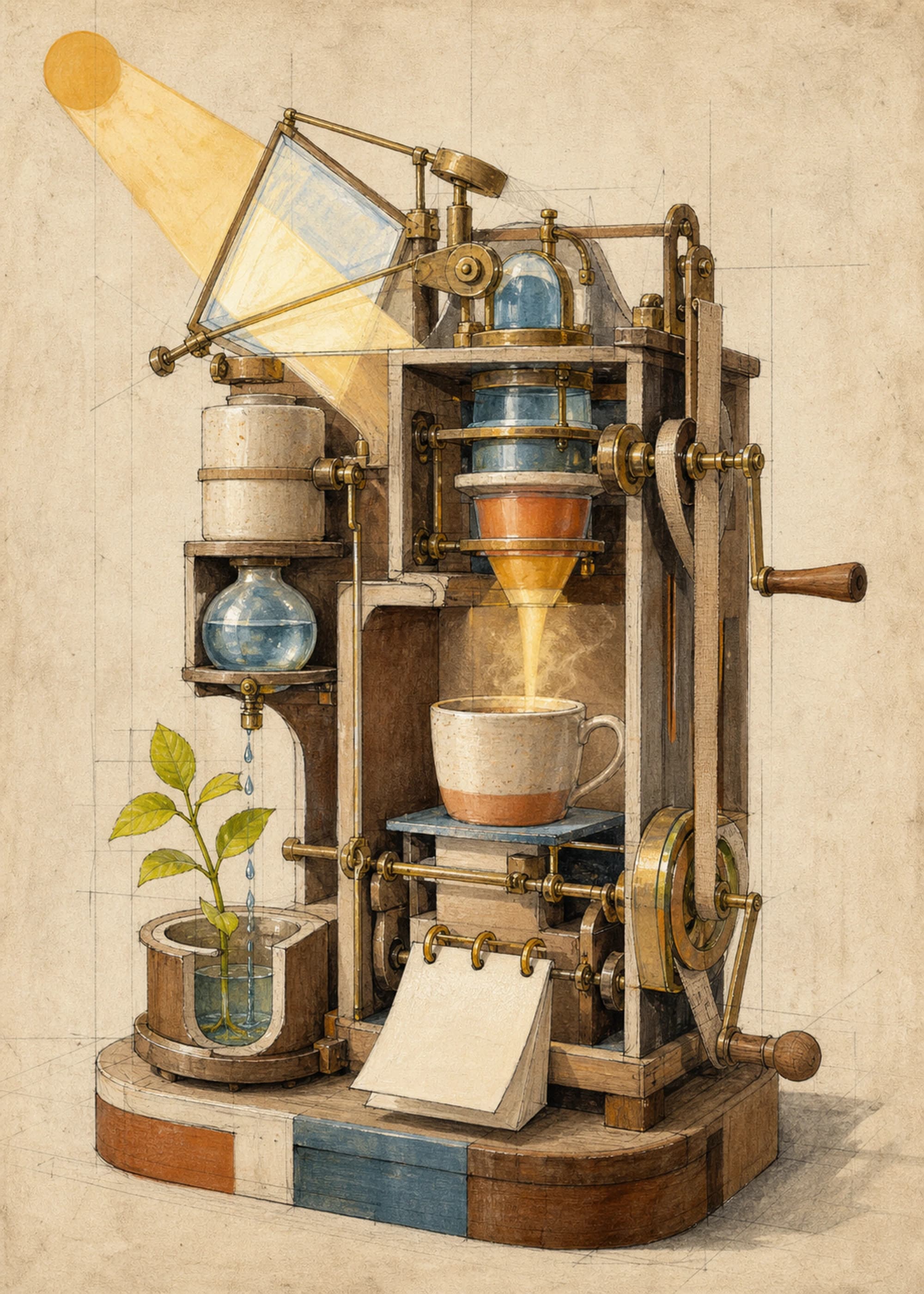 Morning Apparatus — framed Soft Systems art print